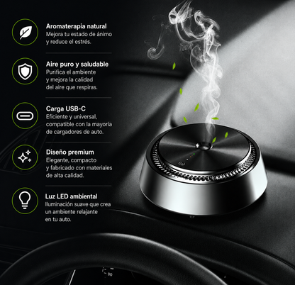 Difusor de Aroma eléctrico para auto.