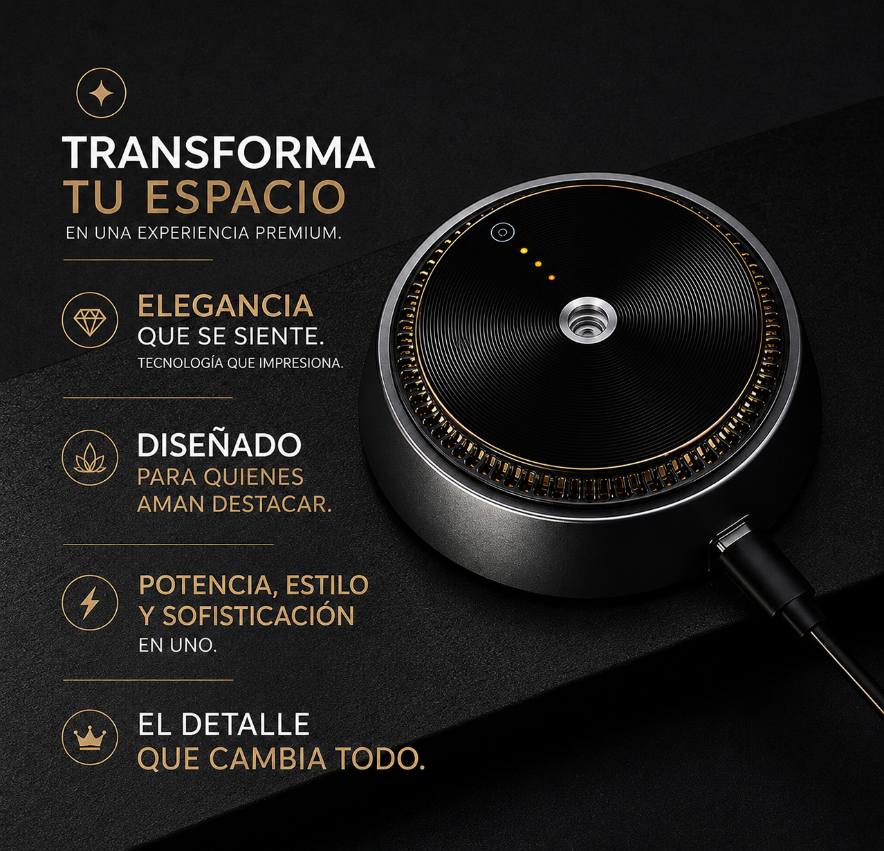Difusor de Aroma eléctrico para auto.