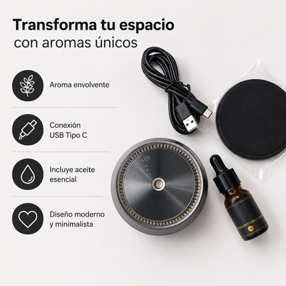 Difusor de Aroma eléctrico para auto.