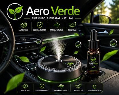 Difusor de Aroma eléctrico para auto.